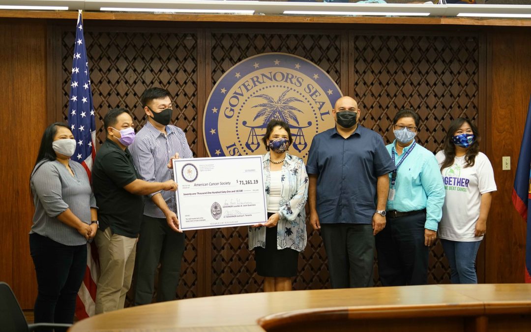 GovGuam Relay for Life Check Presentation
